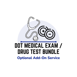 dot medical exam / drug test bundle